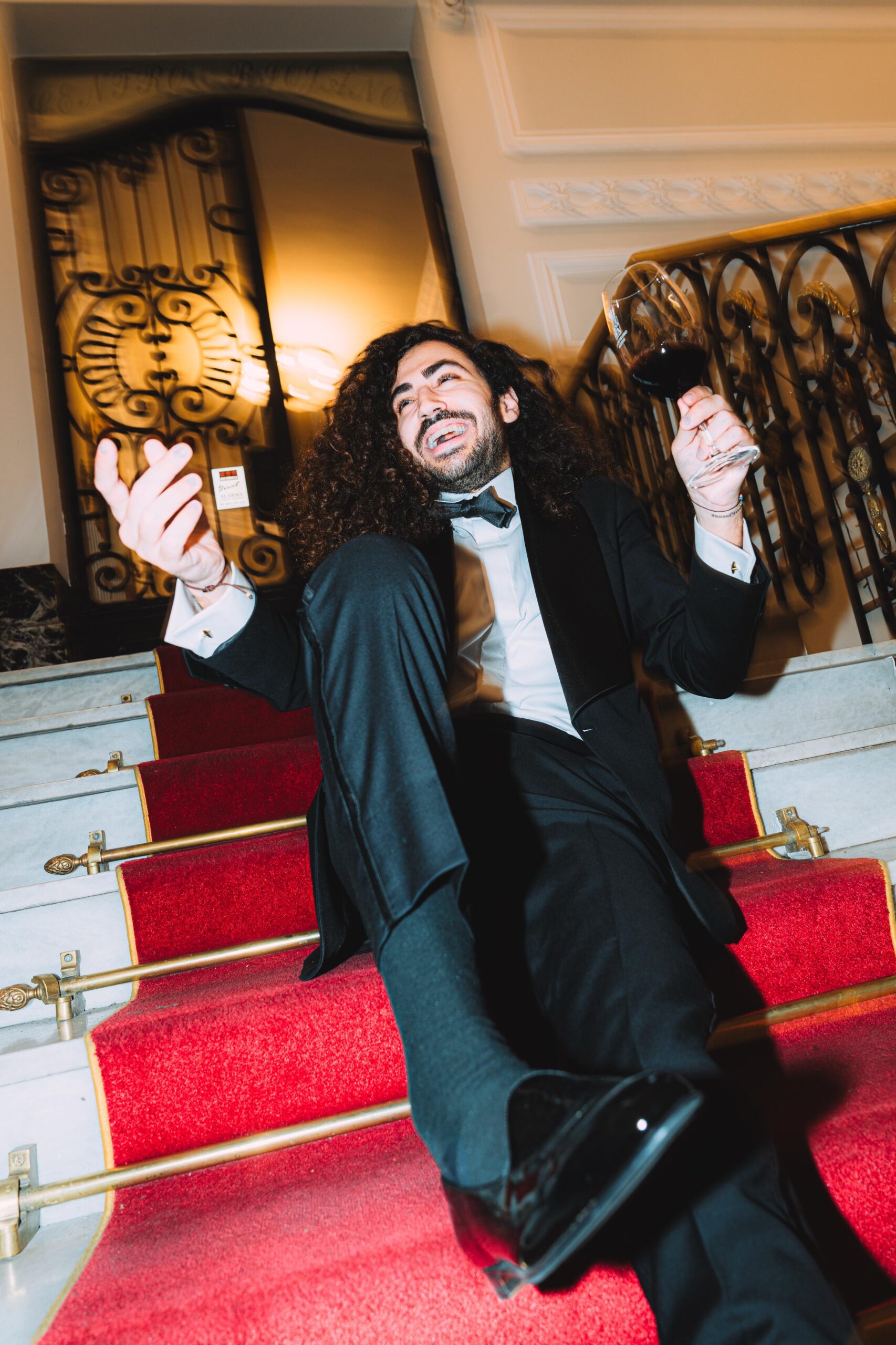 Carlos Pérez Pascual a la luz de las velas